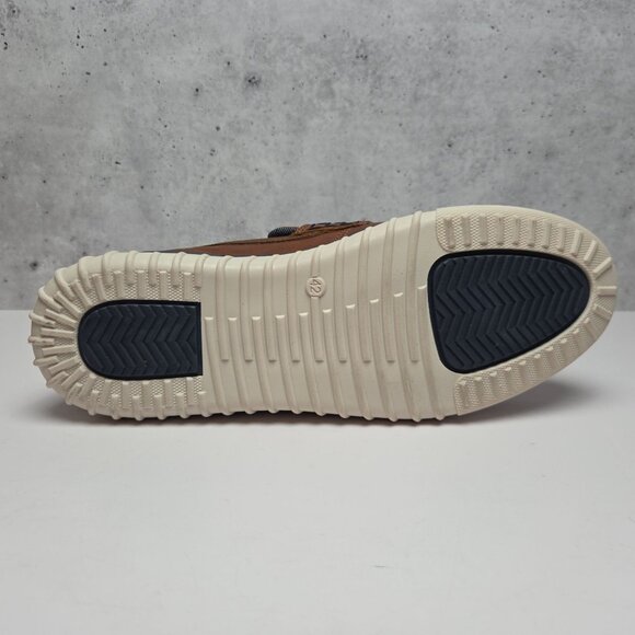 Bullboxer Cognac Leather Slip-On Loafers Mens Size 9 Made In Portugal - Picture 10 of 11